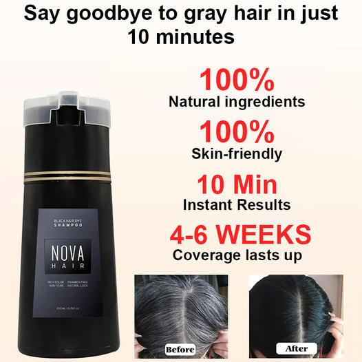 NovaHair Instant Dye Shampoo